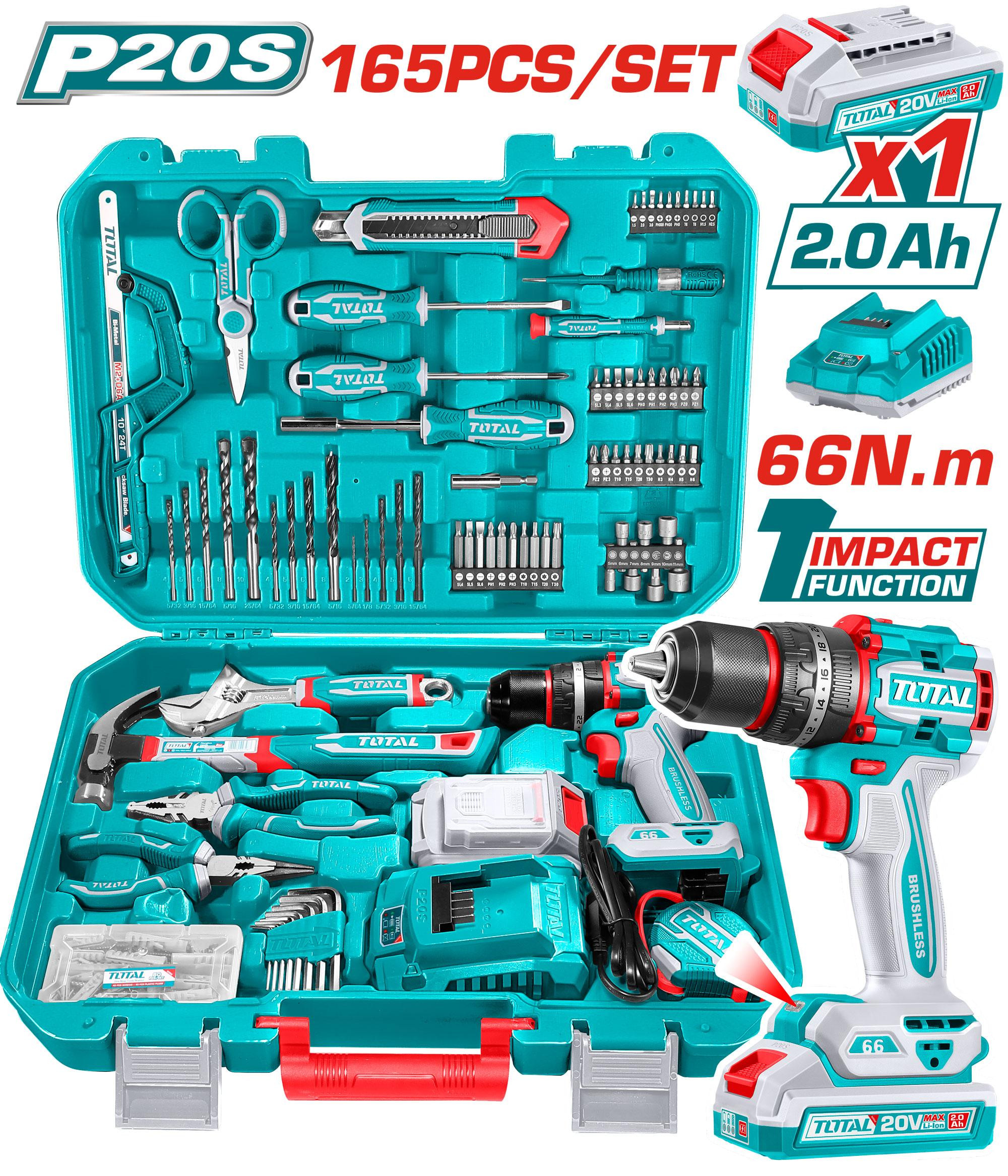 THKTHP11652- Cordless tools-165pcs tools set